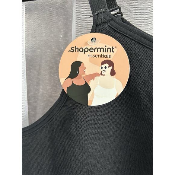 Shapermint Essentials All Day Every Day Scoop Neck Cami 4XL Black NEW 62001 - Picture 3 of 10